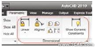 AutoCAD2010幾何約束與尺寸約束autocad design圖片14