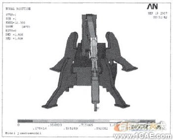 拆除機器人整機的模態(tài)分析ansys仿真分析圖片10