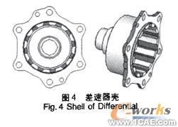 不同螺距軸向滑塊凸輪式差速器的仿真分析solidworks simulation分析圖片4