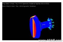基于CAE的重力場對(duì)旋轉(zhuǎn)對(duì)稱結(jié)構(gòu)零部件振動(dòng)可靠性的影響ansys培訓(xùn)的效果圖片4