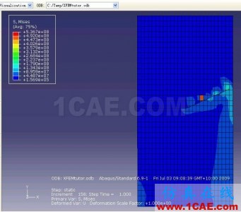 ABAQUS6.9版本XFEM(擴展有限元)例子的詳細圖解step by step