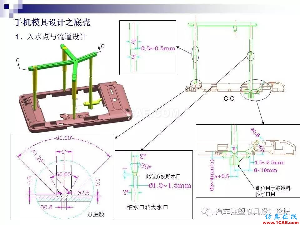 手機模具設計之底殼ug設計圖片2