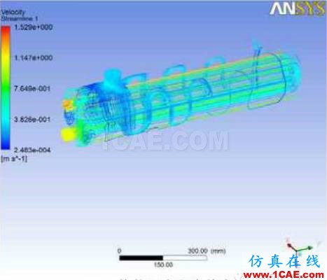 管殼式換熱器流動及傳熱的數(shù)值模擬ansys結(jié)果圖片12