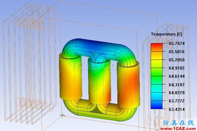 Icepak培訓(xùn)教程:對變壓器進(jìn)行不同環(huán)境下的散熱模擬計算ansys分析圖片14