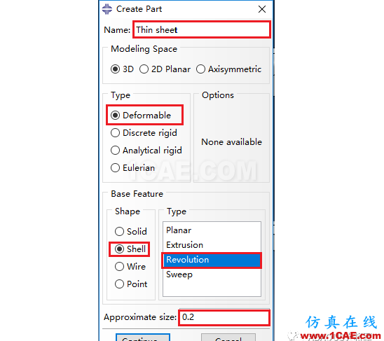 ABAQUS案例的Abaqus/CAE再現(xiàn)——半球形沖頭沖壓薄板abaqus有限元培訓教程圖片8