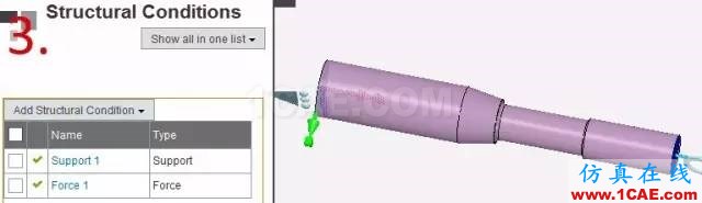 技巧 | ANSYS AIM應(yīng)力疲勞壽命分析流程ansys培訓(xùn)課程圖片2