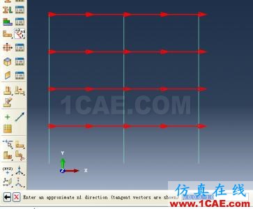 【簡單實(shí)例】abaqus/CAE建的簡單的框架模型(線性框架)