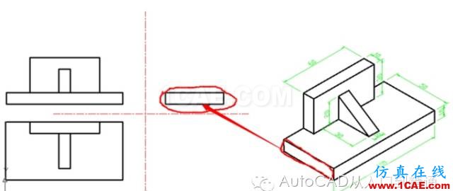 AutoCAD 繪制三視圖的基本步驟AutoCAD應(yīng)用技術(shù)圖片17