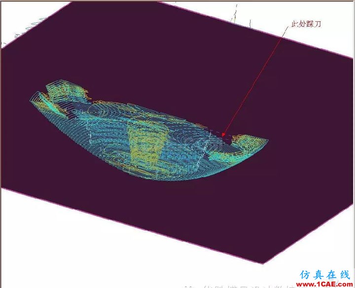 UG二粗加工如何判斷是否踩刀ug設計案例圖片4