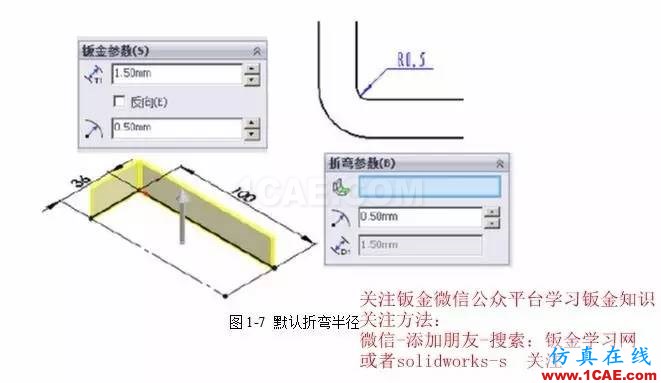 solidWorks?鈑金零件設(shè)計教程之一，必須的收藏！solidworks simulation技術(shù)圖片8