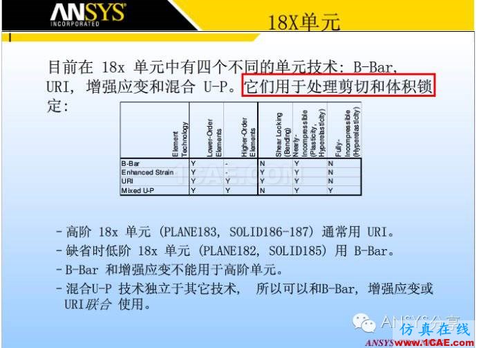 ANSYS中PLANE183模型在自重作用不收斂問題解決ansys圖片3