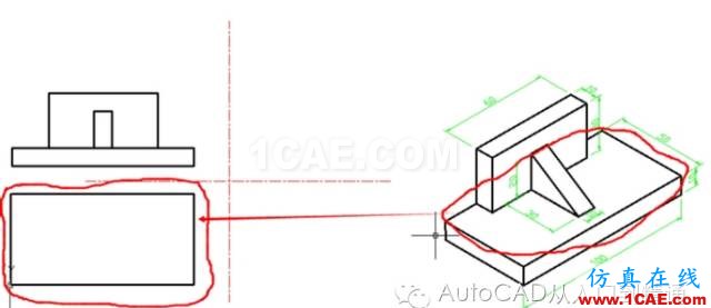 AutoCAD 繪制三視圖的基本步驟AutoCAD技術(shù)圖片10