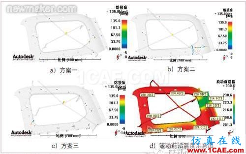 基于Moldflow的汽車(chē)內(nèi)飾板澆注系統(tǒng)設(shè)計(jì)moldflow注塑分析圖片13