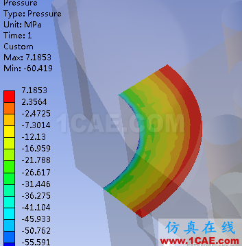 壓力容器法蘭應力分析方法對比cfx結果圖片13