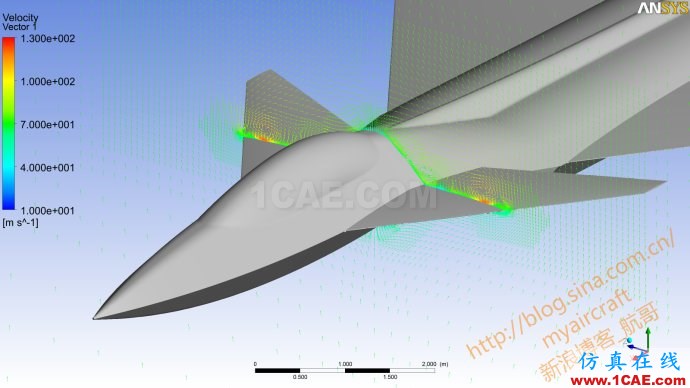 基于CFD的“四代機(jī)”大迎角流場結(jié)構(gòu)展示 (FLUENT/CFD-POST/Tecplot/EnSight)【航哥】