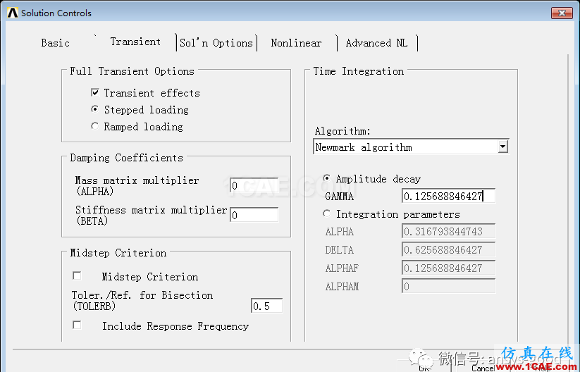 ANSYS時(shí)程分析中的阻尼比ansys圖片15