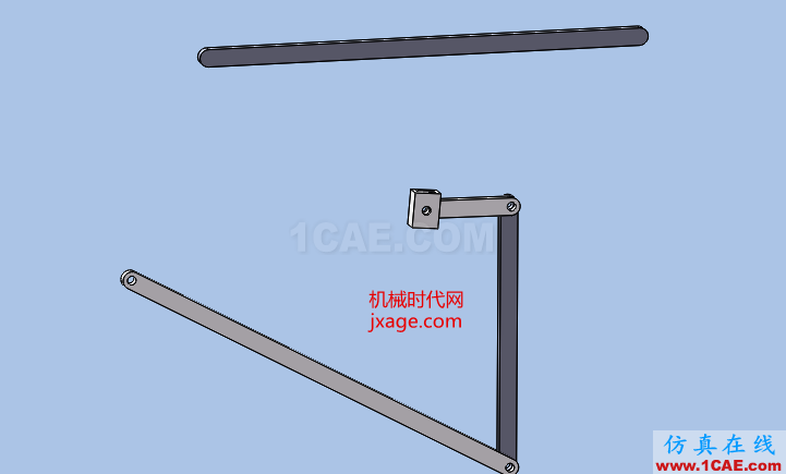 solidworks牛頭刨床仿真solidworks simulation分析案例圖片5