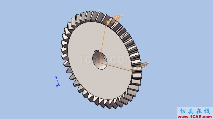 SOLIDWORKS圓錐齒輪的仿真solidworks simulation應(yīng)用技術(shù)圖片6