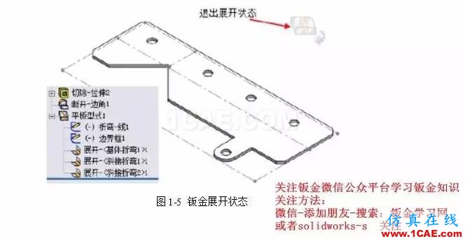 solidWorks?鈑金零件設(shè)計教程之一，必須的收藏！solidworks simulation學(xué)習(xí)資料圖片6