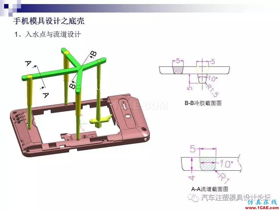 手機模具設計之底殼ug設計圖片3