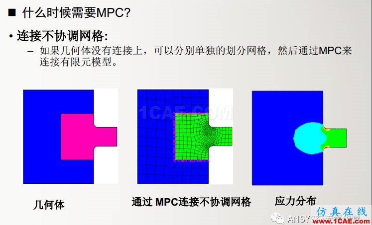 ansys技術(shù)專題之 多點(diǎn)約束（MPC）ansys分析圖片5