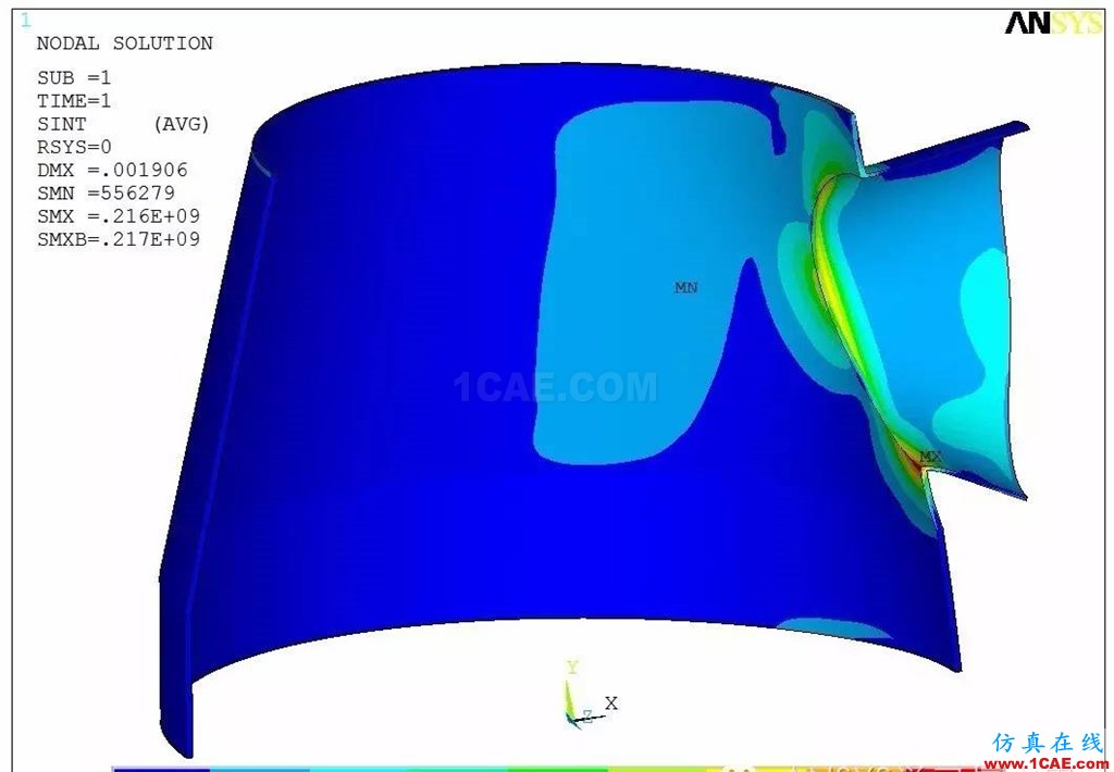 ansys案例欣賞ansys結(jié)果圖片2