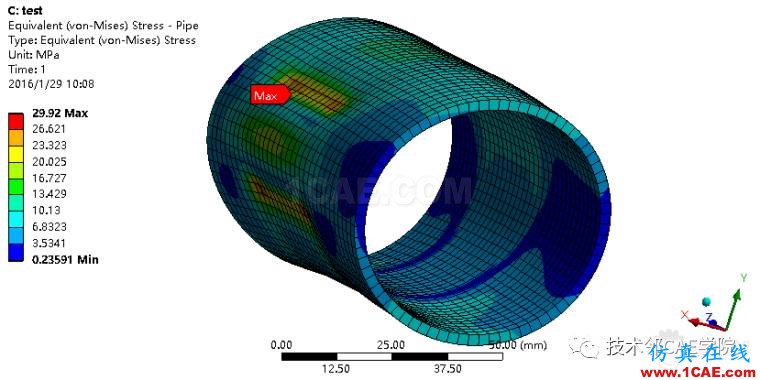 【干貨】ANSYS workbench接觸問題案例——卡箍連接ansys培訓(xùn)課程圖片15