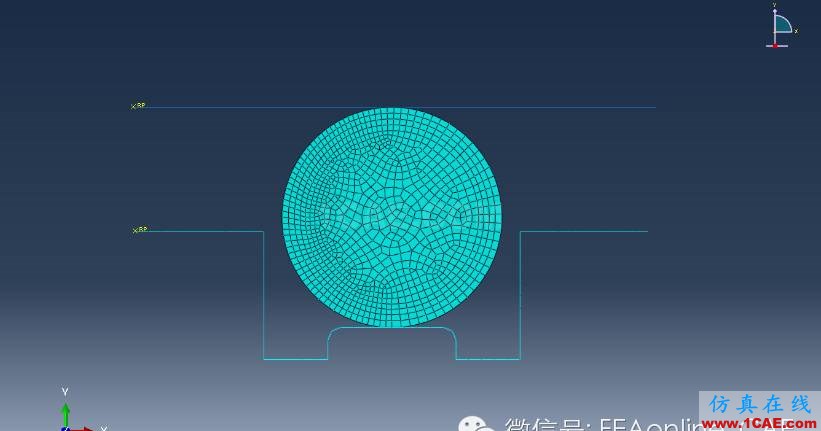 Abaqus橡膠大變形分析實(shí)例abaqus靜態(tài)分析圖片6