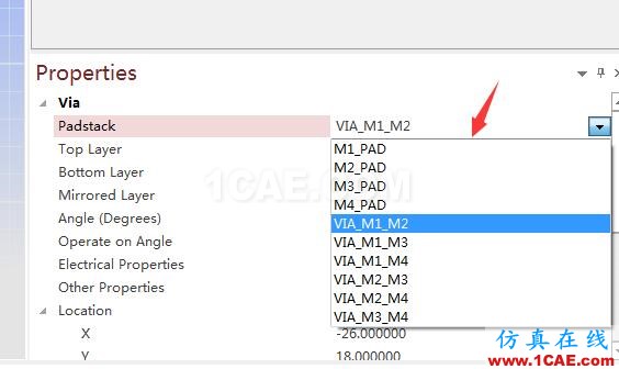 SiWave如何創(chuàng)建、編輯過孔?ansysem分析圖片3