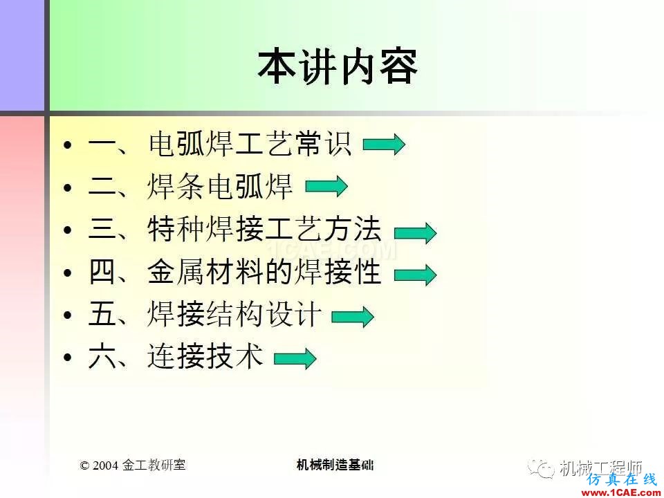 【專(zhuān)業(yè)積累】100頁(yè)P(yáng)PT，全面了解焊接工藝機(jī)械設(shè)計(jì)教程圖片3