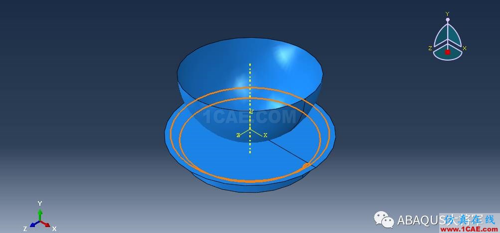 ABAQUS案例的Abaqus/CAE再現(xiàn)——半球形沖頭沖壓薄板abaqus有限元培訓資料圖片12