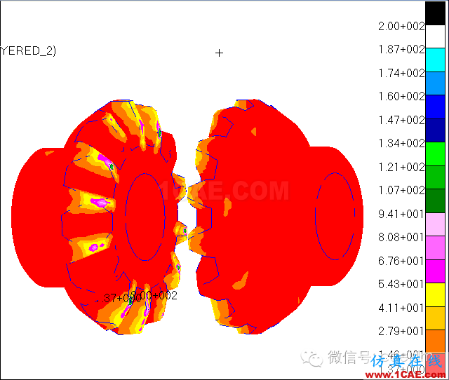 差速器齒輪疲勞壽命仿真分析方法研究ls-dyna分析圖片16