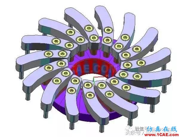 齒輪帶著十五個行位彎抽芯，這圖高清版ug設(shè)計圖片7