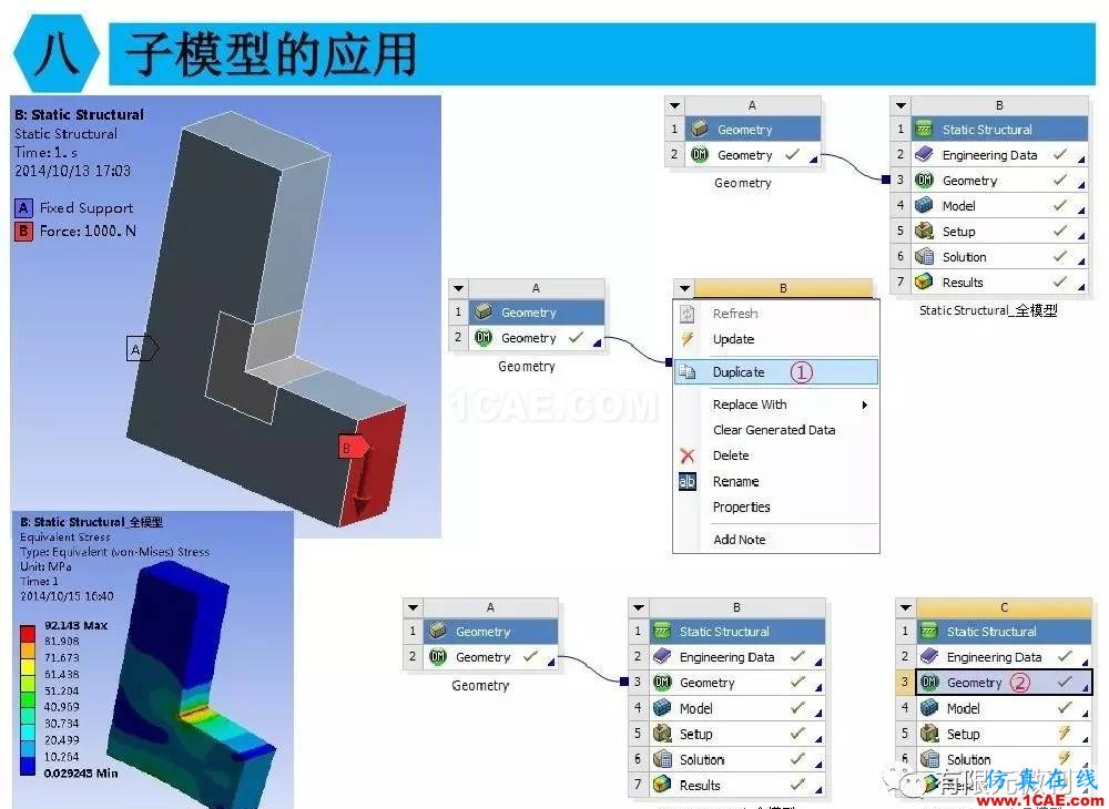 【有限元培訓四】ANSYS-Workbench結構靜力分析&模態(tài)分析ansys培訓課程圖片63