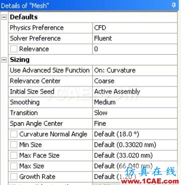 【技術篇】Mesh結構總體網(wǎng)格控制ansys仿真分析圖片2