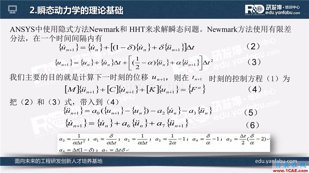 看完這個瞬態(tài)動力學分析會一半了ansys培訓的效果圖片5