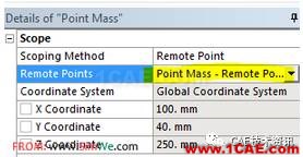 Ansys Point mass質(zhì)量點的相關(guān)問題ansys培訓(xùn)的效果圖片5