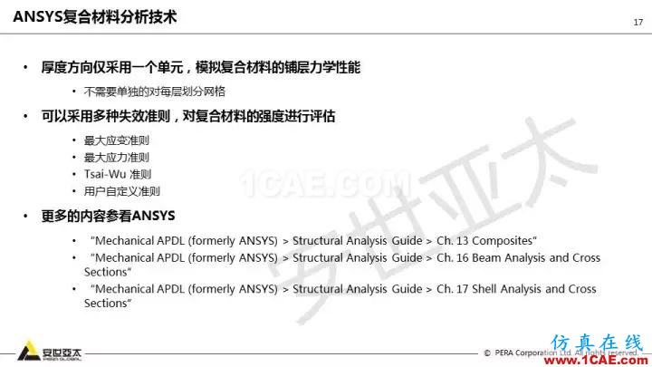 技術(shù)分享 | 58張PPT，帶您了解ANSYS復(fù)合材料解決方案【轉(zhuǎn)發(fā)】ansys分析圖片17