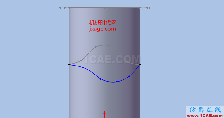 solidworks如何使用投影曲線？solidworks simulation培訓(xùn)教程圖片13