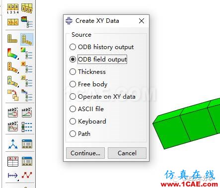 Abaqus計算后的變形模型(新節(jié)點坐標(biāo))abaqus有限元仿真圖片5