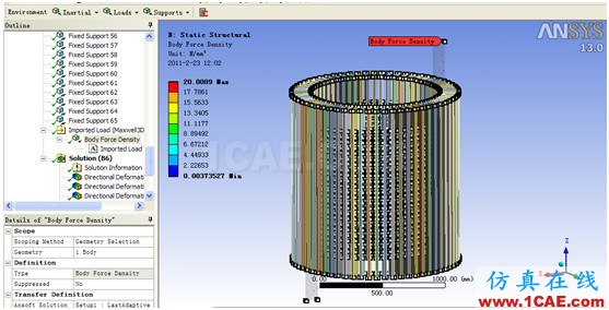 ANSYS Workbench與Ansoft Maxwell 電磁結(jié)構(gòu)耦合案例Maxwell分析圖片55