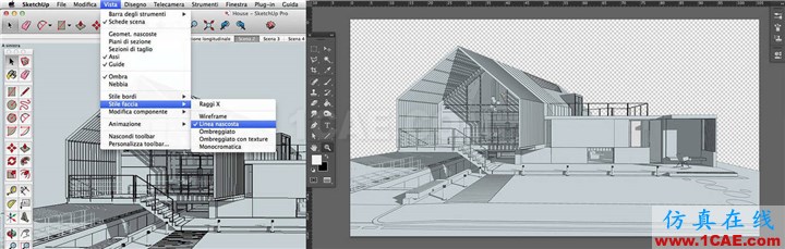 效果圖的藝術(shù)：用SketchUp, AutoCAD 和 Photoshop創(chuàng)造絕佳的水彩效果AutoCAD仿真分析圖片11