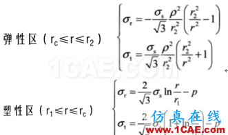 厚壁圓筒彈塑性分析ansys培訓的效果圖片4