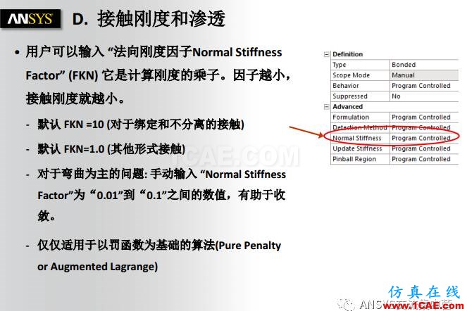 ANSYS技術(shù)專題之接觸非線性ansys培訓(xùn)課程圖片16