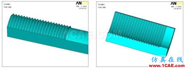 專業(yè)連載文章 | ANSYS中索單元的二次開發(fā) Part5-鋼棒螺紋接頭的接觸有限元應用探討ansys分析圖片26