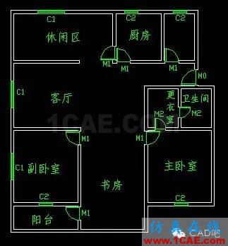 AutoCAD繪制室內(nèi)設(shè)計(jì)圖步驟AutoCAD培訓(xùn)教程圖片22