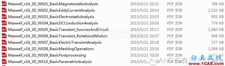 ANSYS Maxwell 電磁場官方培訓(xùn)資料&實(shí)例講解Maxwell培訓(xùn)教程圖片5