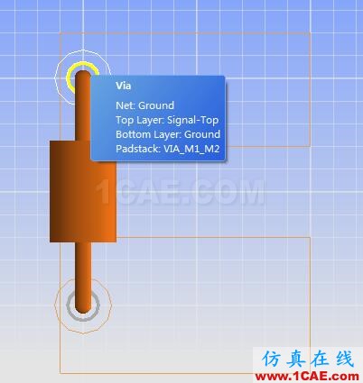 SiWave如何創(chuàng)建、編輯過孔?ansysem仿真分析圖片5