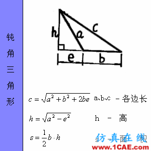 快接收，工程常用的各種圖形計算公式都在這了！AutoCAD技術(shù)圖片22