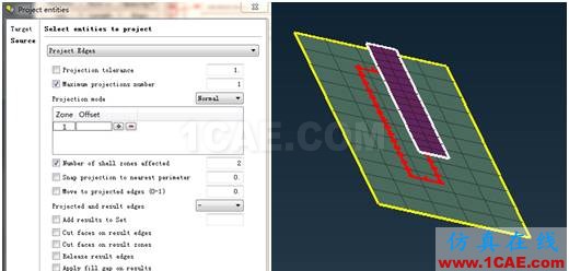 ANSA中MESH面板Projtect命令的應(yīng)用ANSA應(yīng)用技術(shù)圖片7